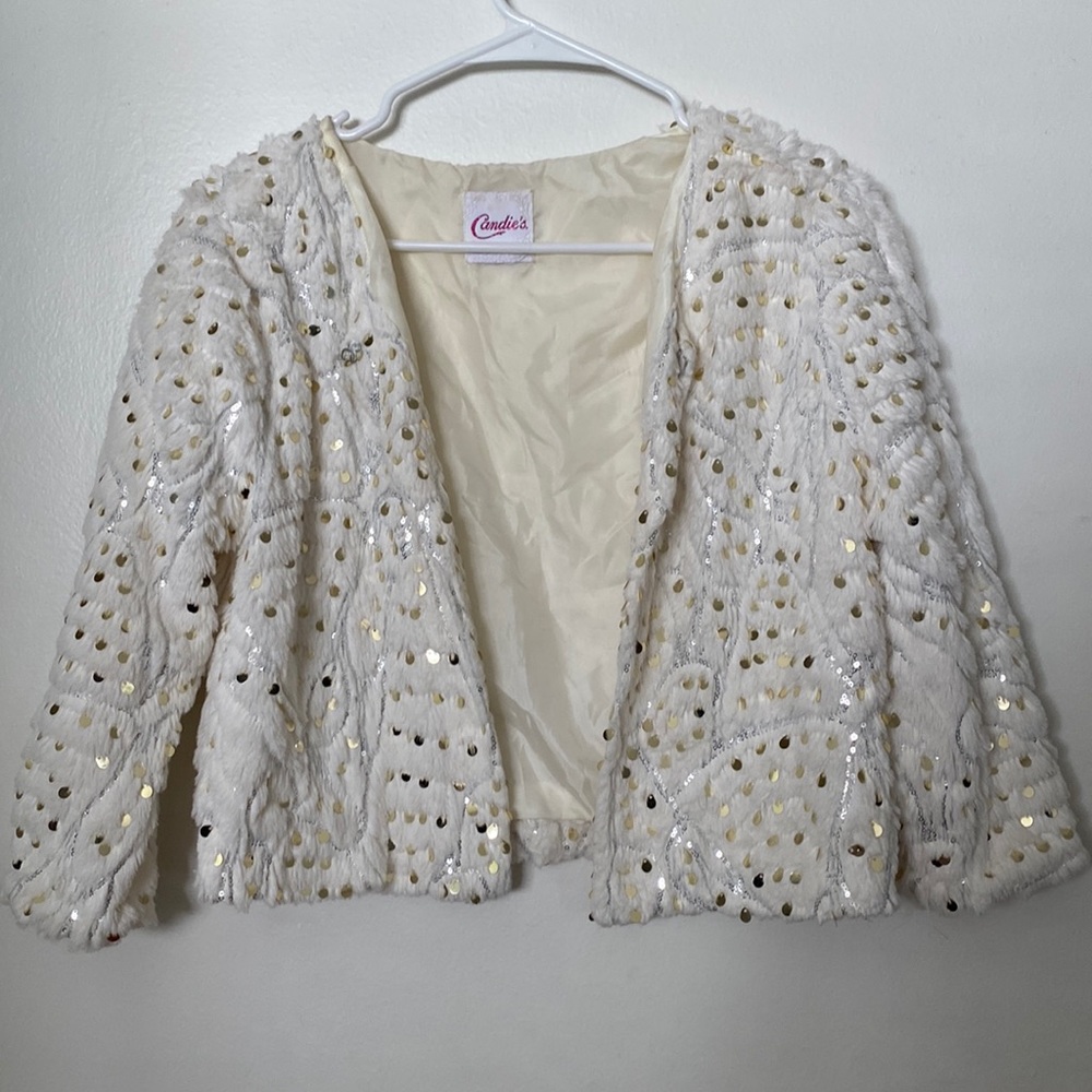 Candie’s faux fur jacket